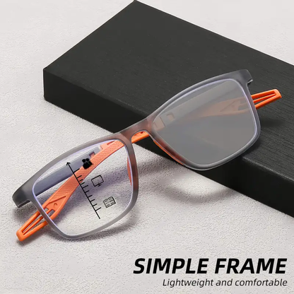 👓✨TR90 Ultra-Lightweight and Ultra-Tough Sports Silicone Automatic Focus Reading Glasses