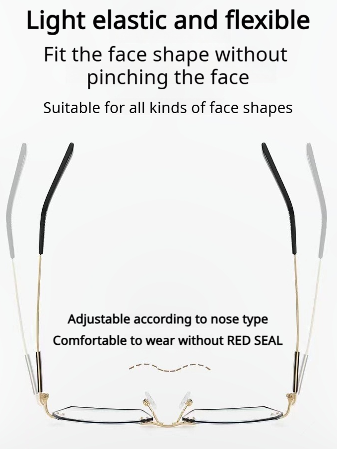 👓✨Ultra-Lightweight Precision Adaptive Reading Glasses with Adjustable Focus Portable Anti-Fatigue Eye Protection HD Lenses Comfortable for Reading