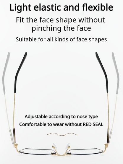 👓✨Ultra-Lightweight Precision Adaptive Reading Glasses with Adjustable Focus Portable Anti-Fatigue Eye Protection HD Lenses Comfortable for Reading