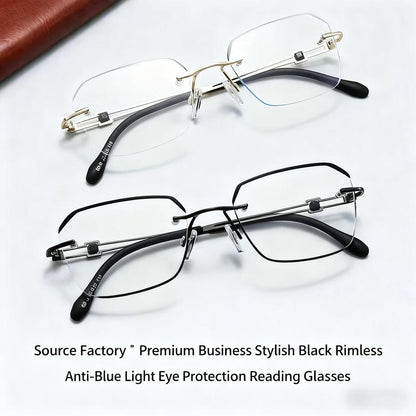 👓✨Ultra-Lightweight Precision Adaptive Reading Glasses with Adjustable Focus Portable Anti-Fatigue Eye Protection HD Lenses Comfortable for Reading