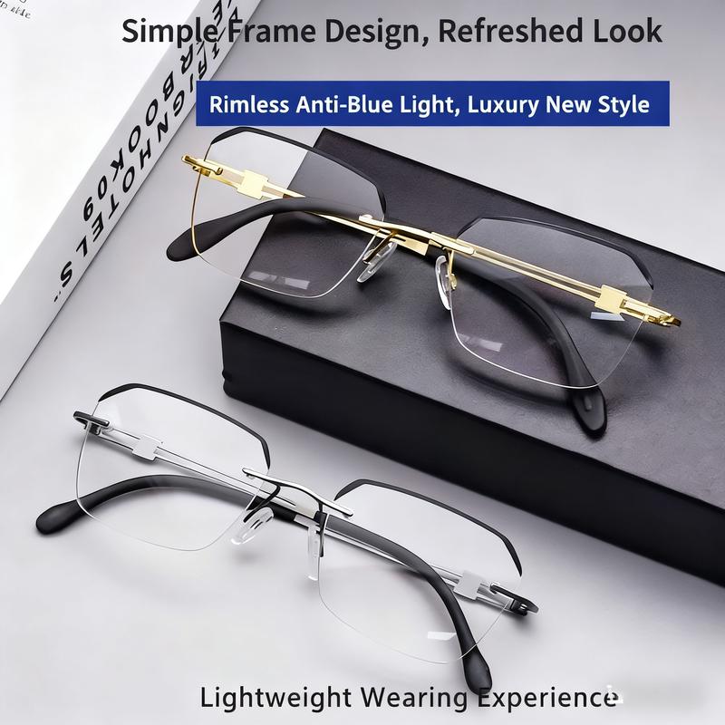 👓✨Ultra-Lightweight Precision Adaptive Reading Glasses with Adjustable Focus Portable Anti-Fatigue Eye Protection HD Lenses Comfortable for Reading