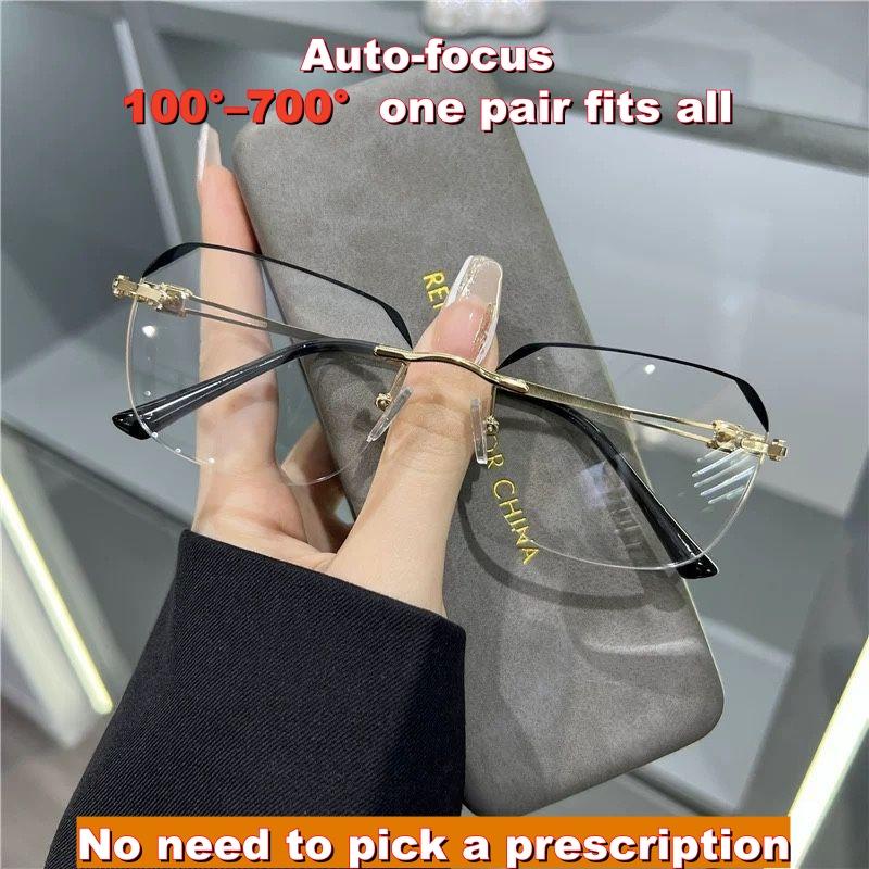 👓✨Ultra-Lightweight Precision Adaptive Reading Glasses with Adjustable Focus Portable Anti-Fatigue Eye Protection HD Lenses Comfortable for Reading