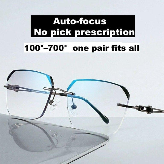 👓✨Ultra-Lightweight Precision Adaptive Reading Glasses with Adjustable Focus Portable Anti-Fatigue Eye Protection HD Lenses Comfortable for Reading